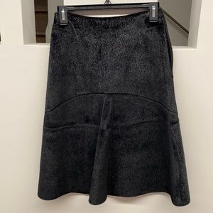 Pony hair skirt a line